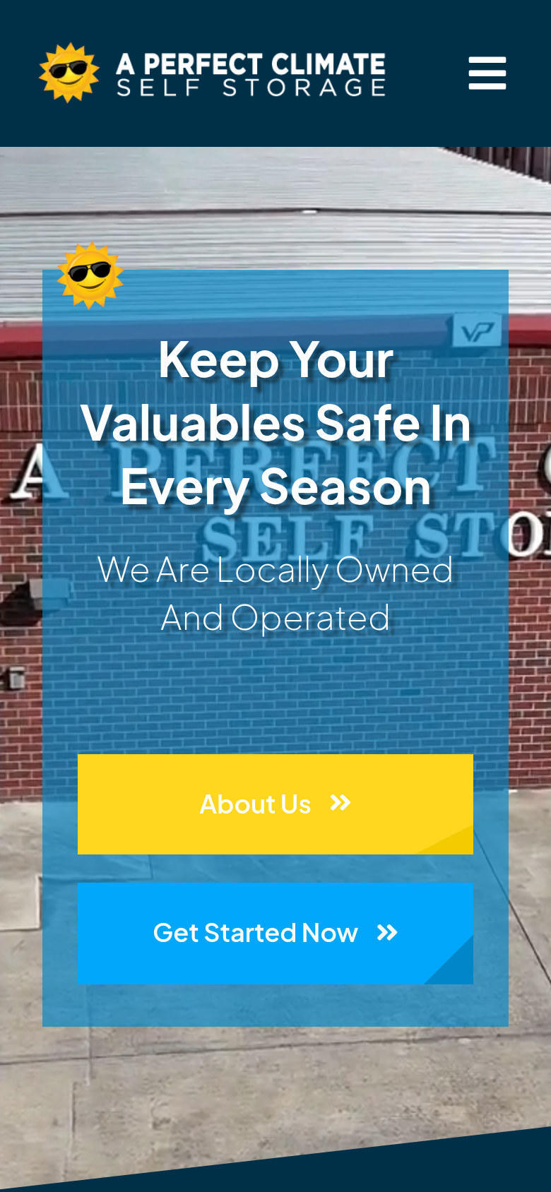 A Perfect Climate Self Storage on mobile
