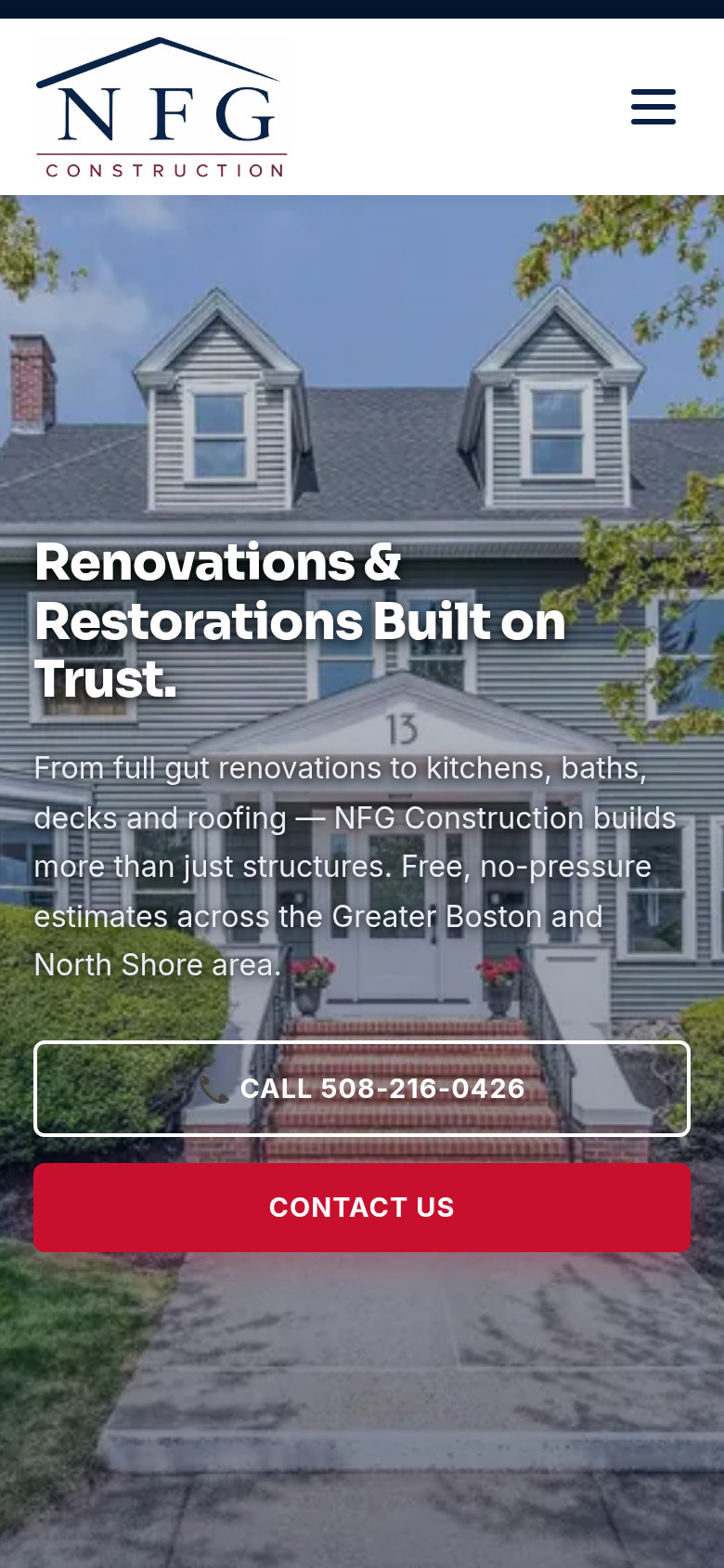 NFG Construction on mobile