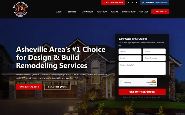Off Duty Fireman Construction website