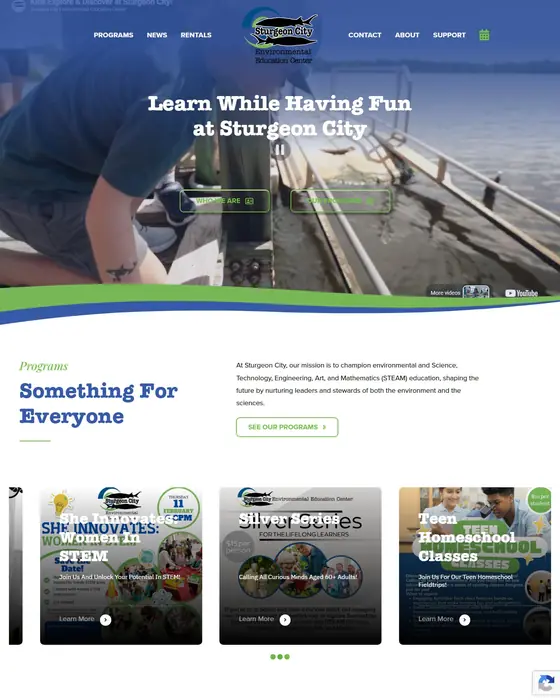 Sturgeon City website