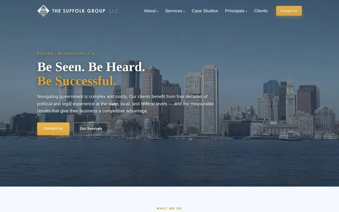 The Suffolk Group website